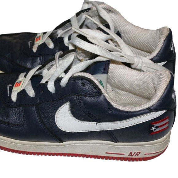 NIKE AIR FORCE 1 PUERTO RICO SHOES - YOUTH SIZE 6Y - Picture 15 of 16